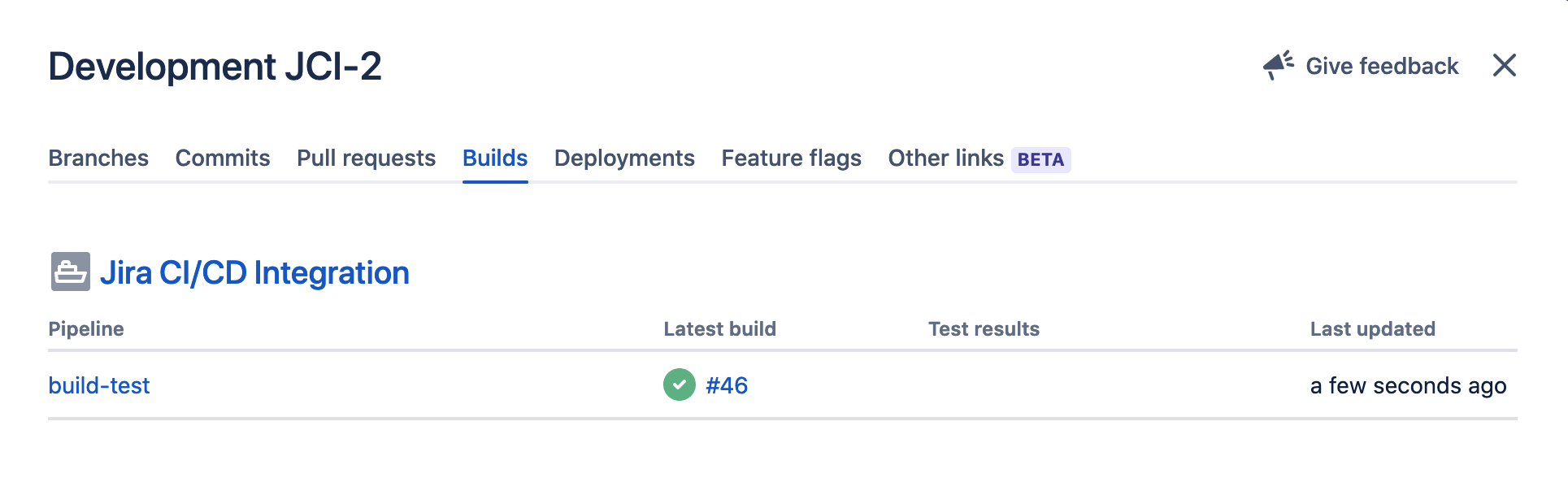 Builds Panel Preview