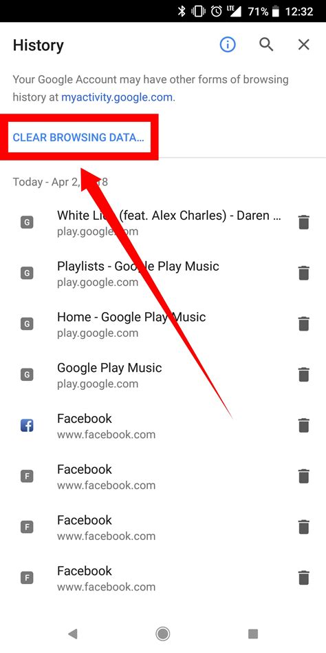 How do I delete only specific url history from Google Chrome?