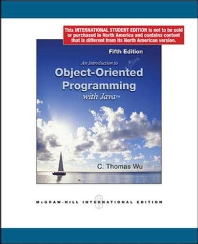 An Introduction to Object-Oriented Programming