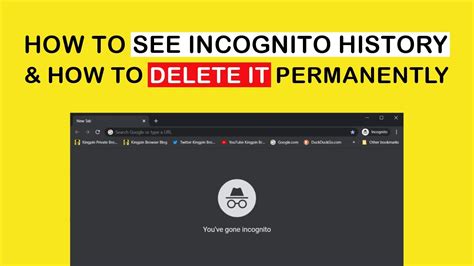 How to check incognito history and delete it in Google Chrome?