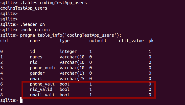 Database Schema