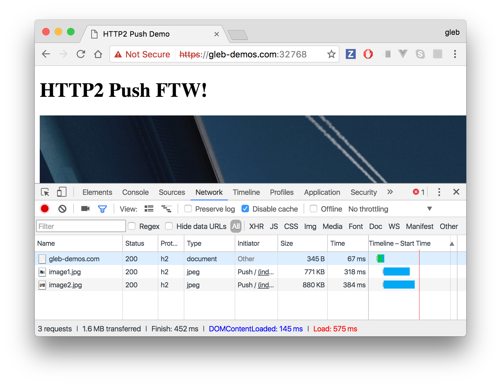 Dokku with HTTP/2 Push