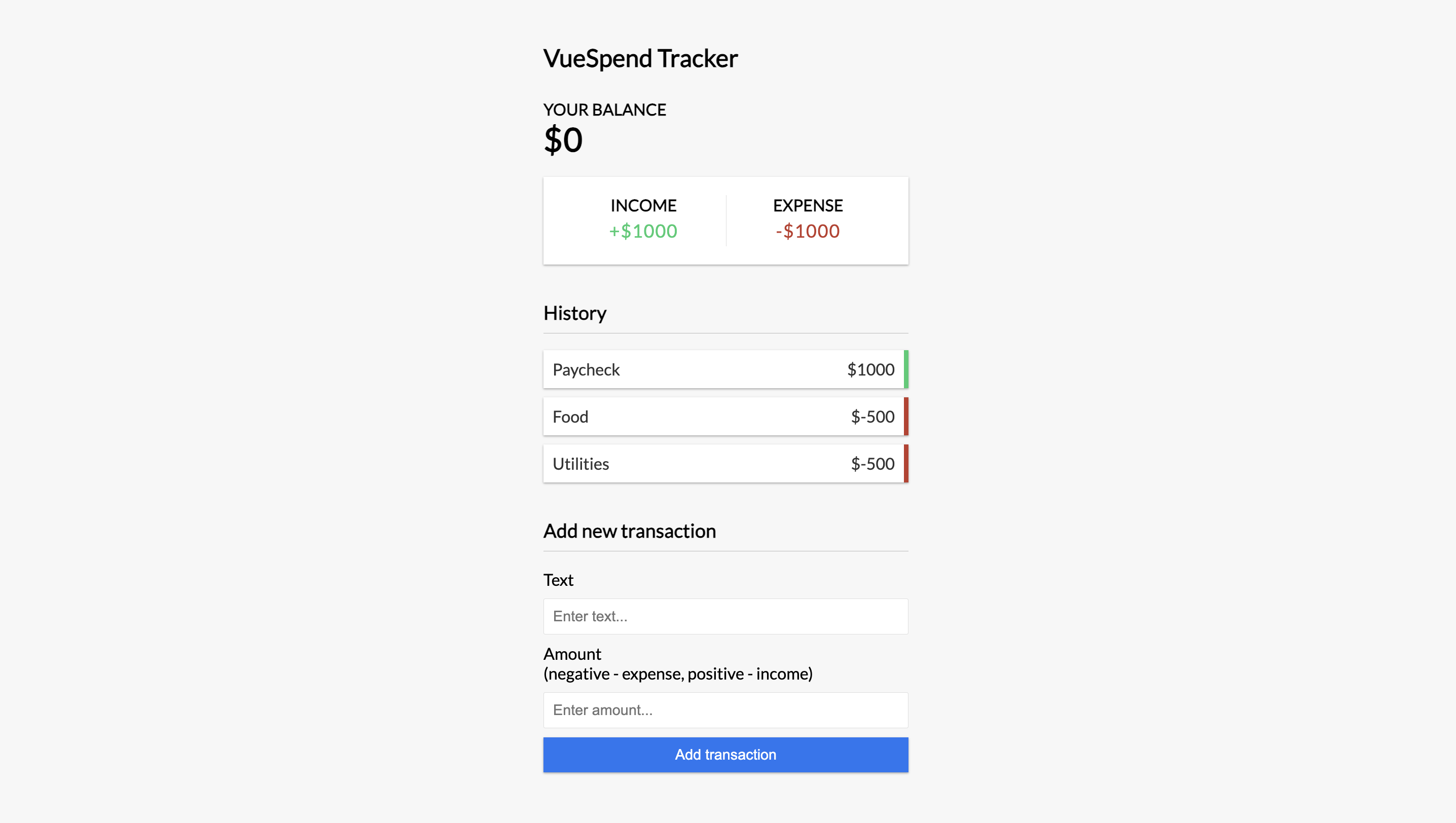 Expense Tracker