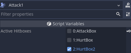 View of hit state inspector