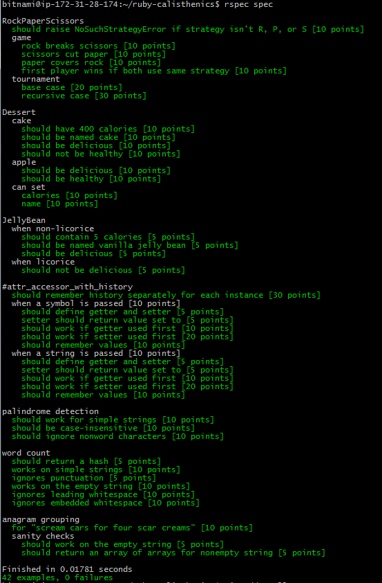 Passing Tests