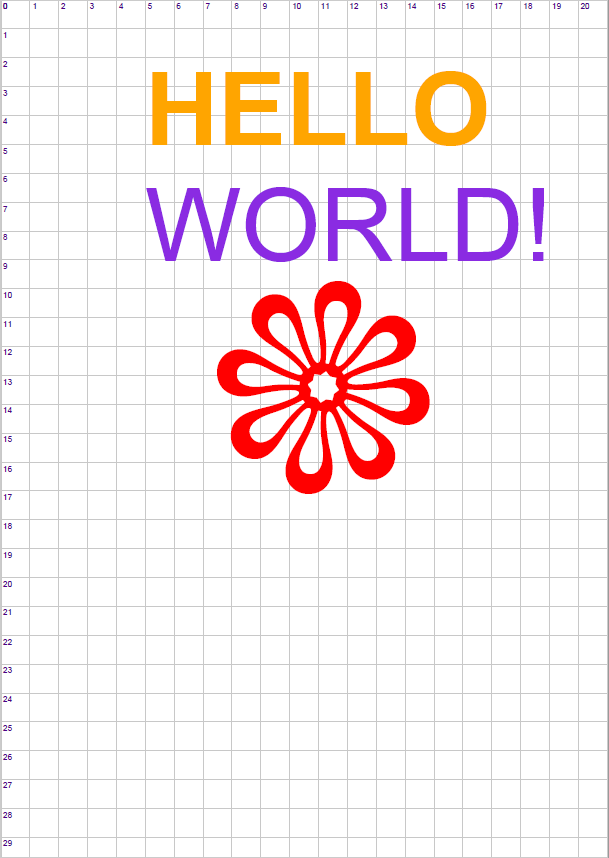 "Hello World!" sample image