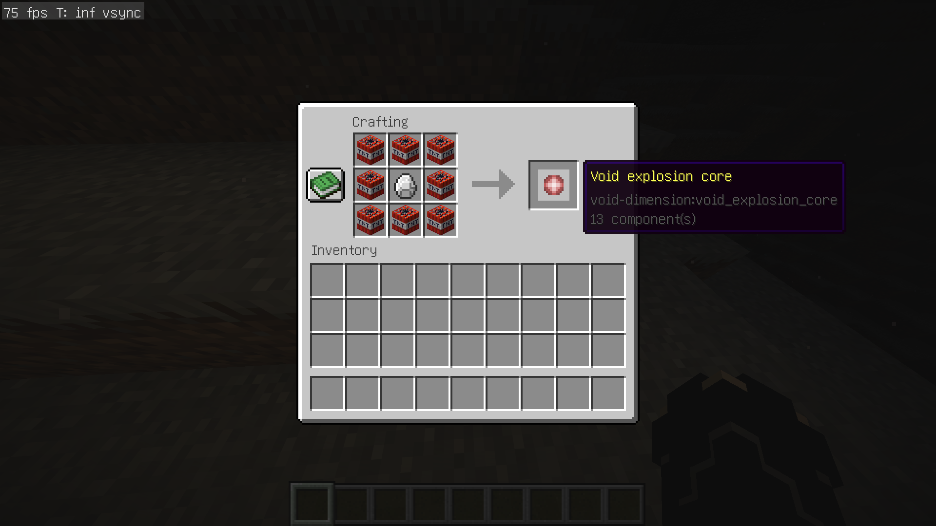 Void explosion core