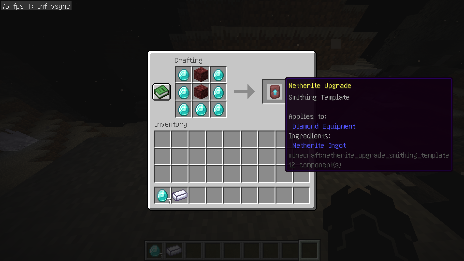 Netherite upgrade