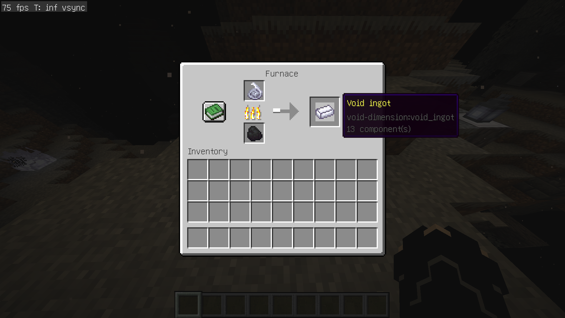 Void ingot