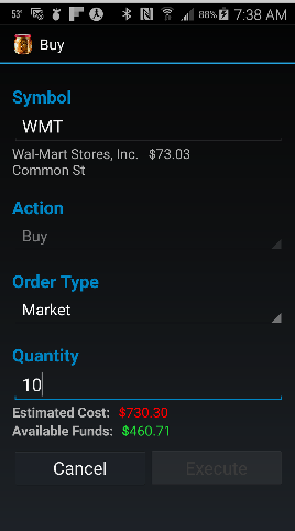 Buy WMT