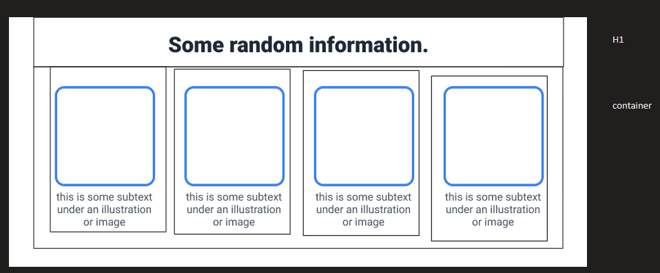 The info section sketch