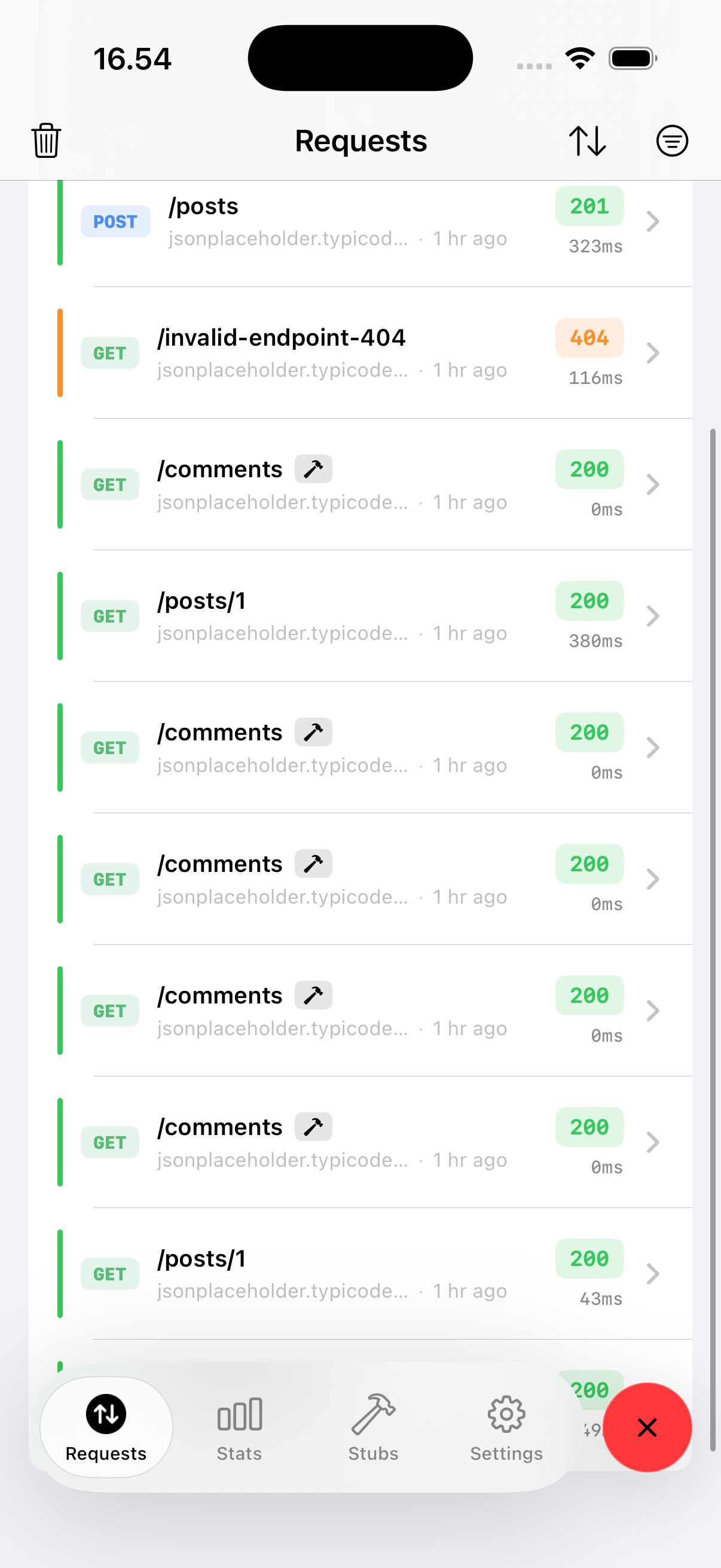 Request List