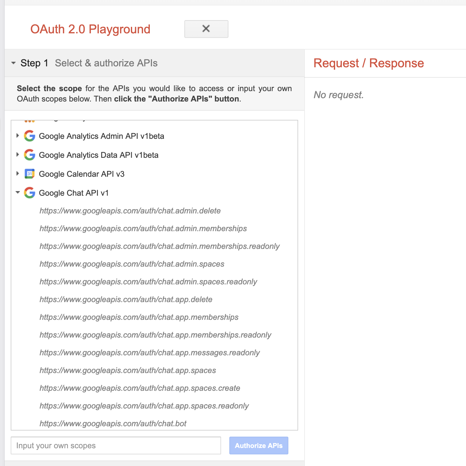 OAuth Playground