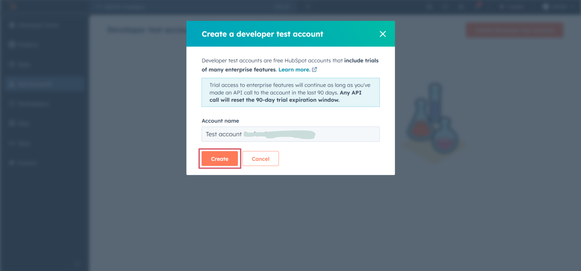 Hubspot Developer Test Account