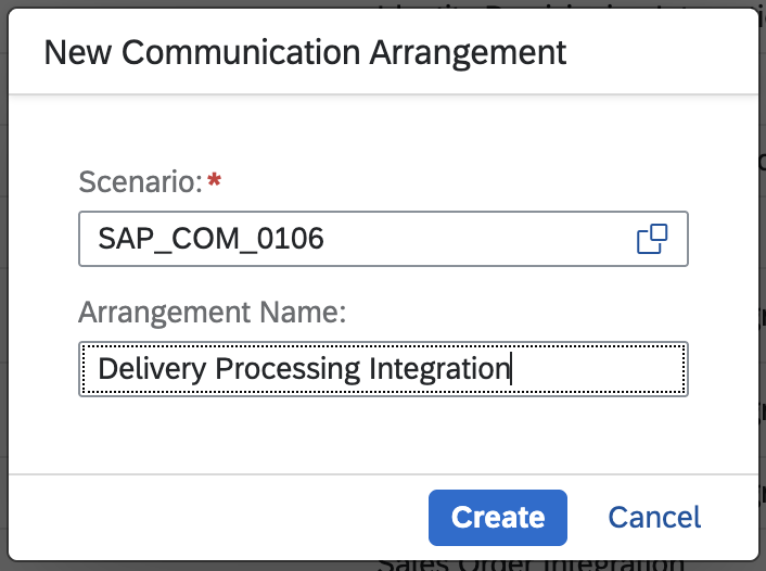 Name the communication arrangement