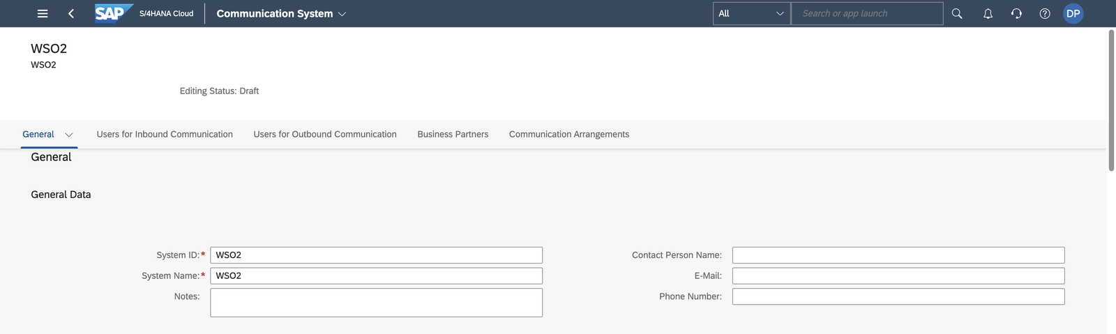 Create a communication system