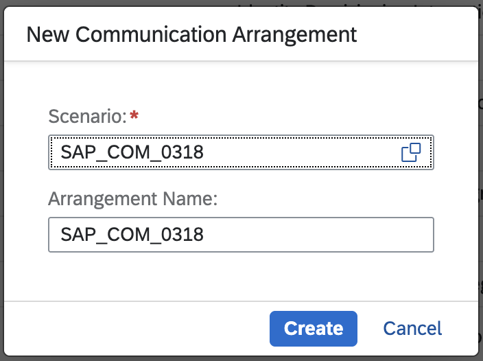 Name the communication arrangement