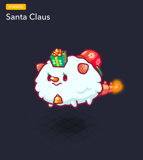 Seasonal Xmas axie