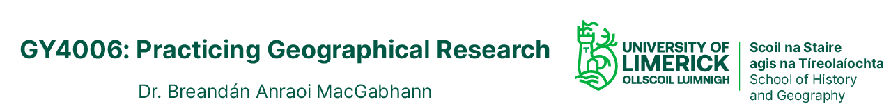 Geospatial Software and Programming Languages — GY4006 GIS and ...