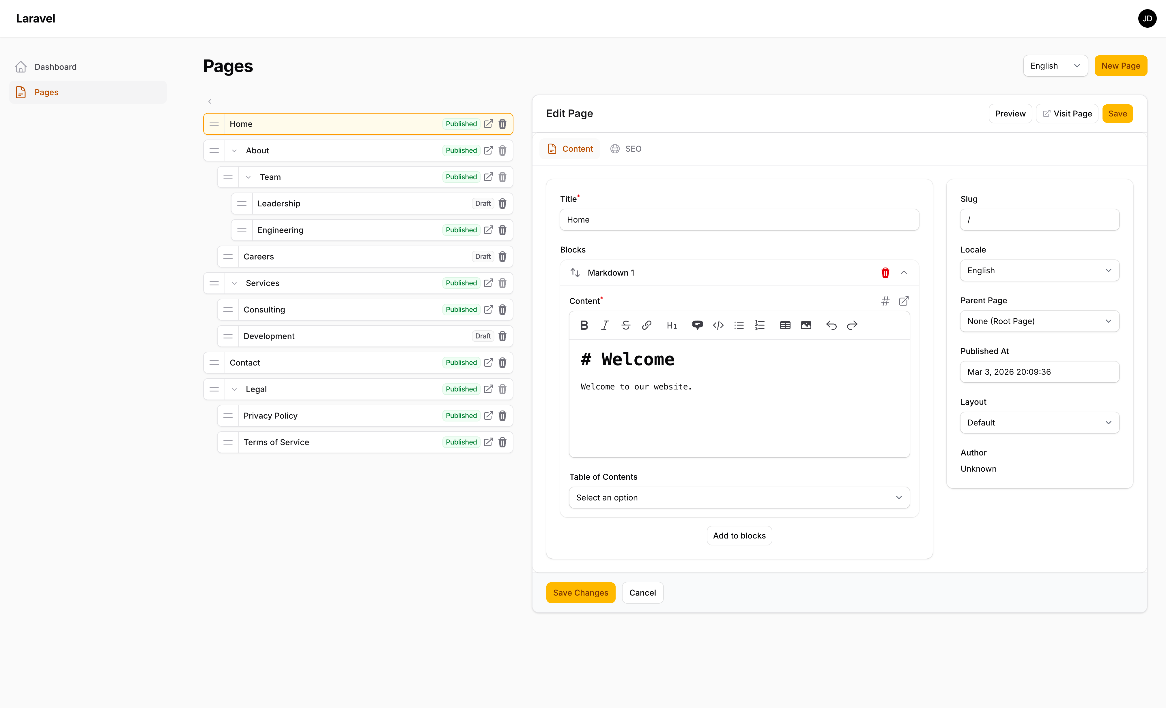 Page Editor