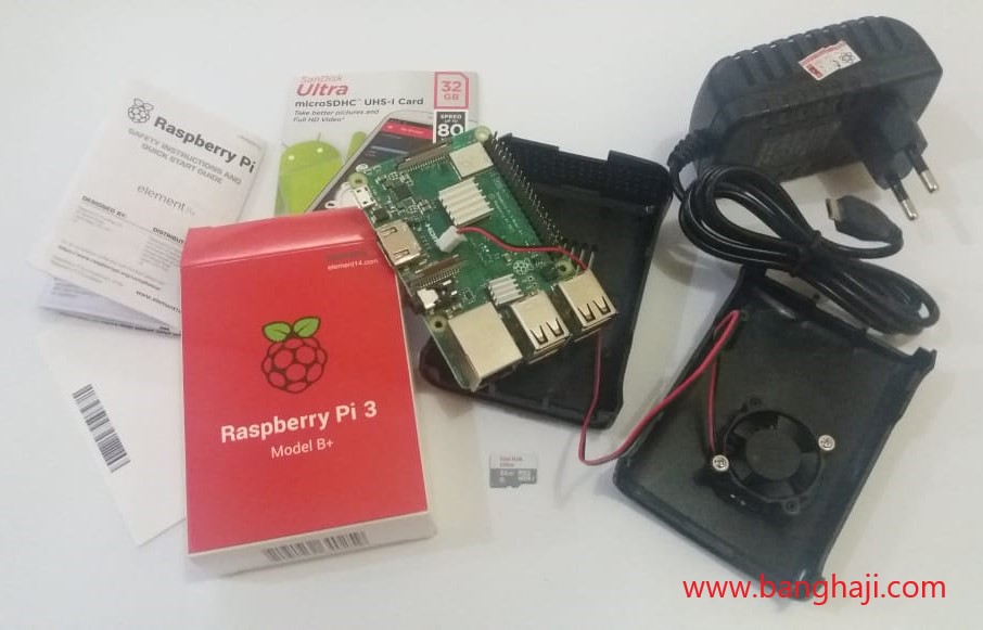 Paket Mini Computer Raspberry Pi 3 B+