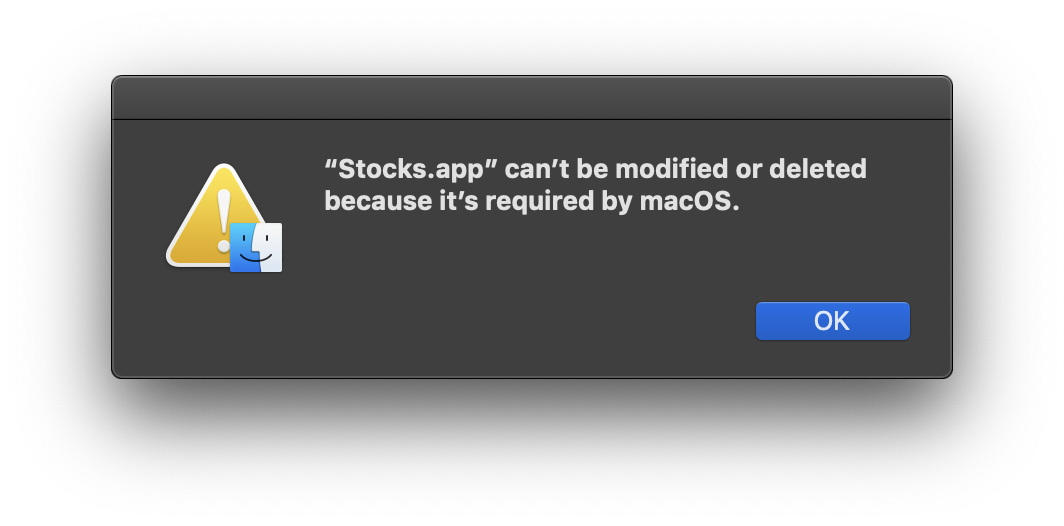 Uninstall stocks app mac mojave download