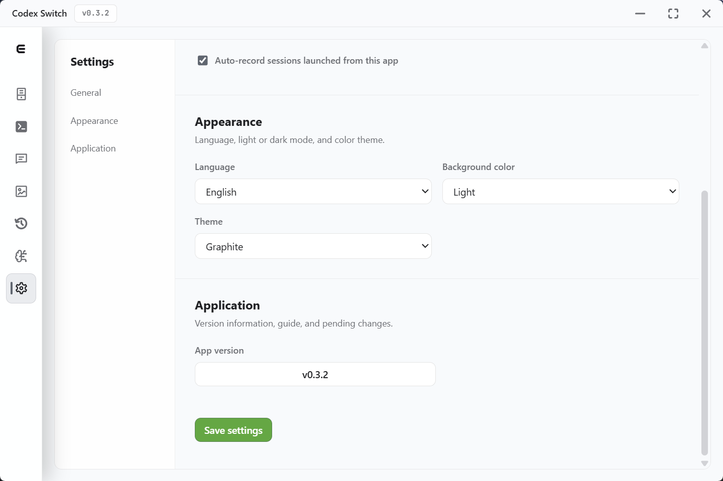 Different app modes