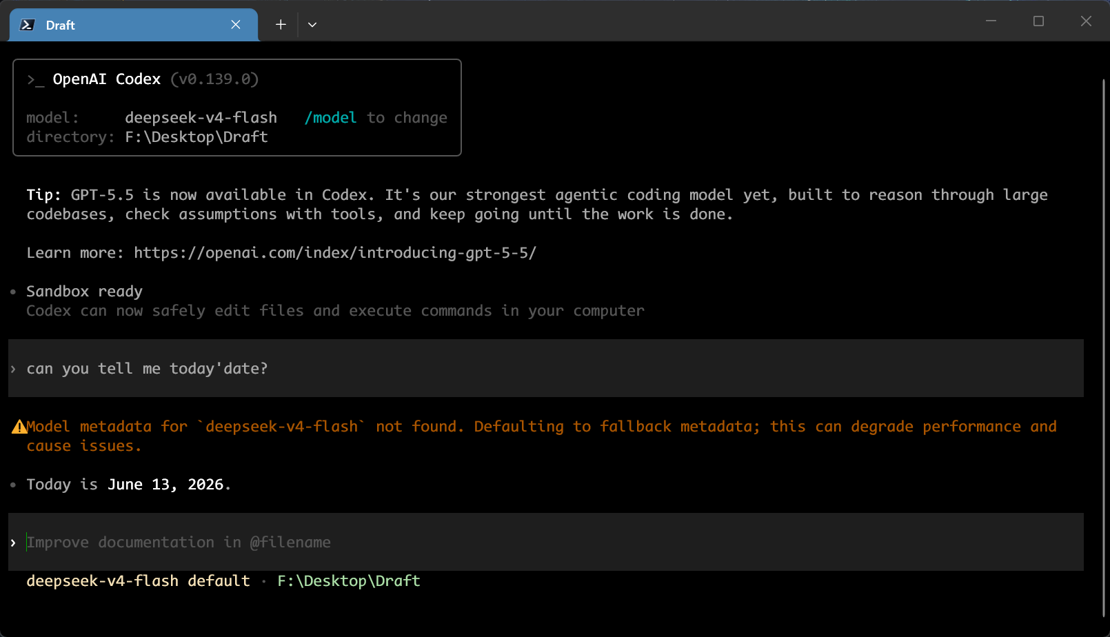 CLI web search request