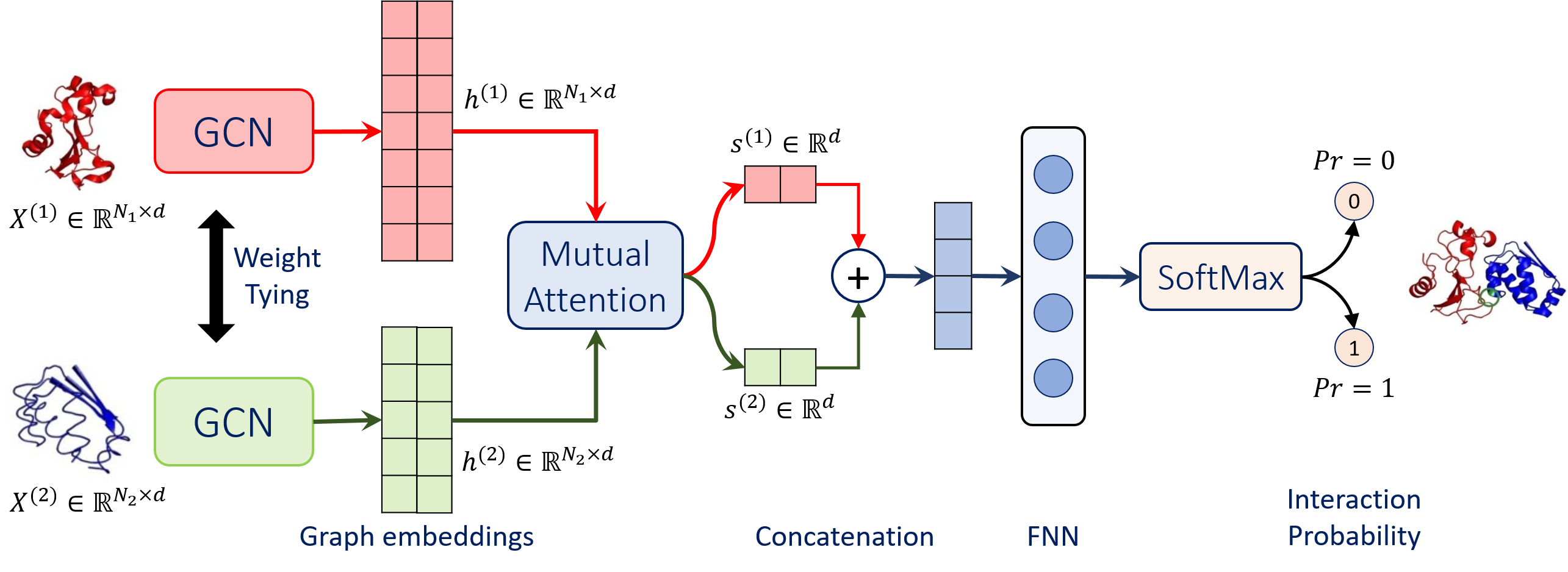 Proposed GCN architecture with Mutual Attention Mechanism