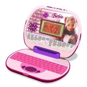 Barbie laptop BP68 does not have a touchpad.