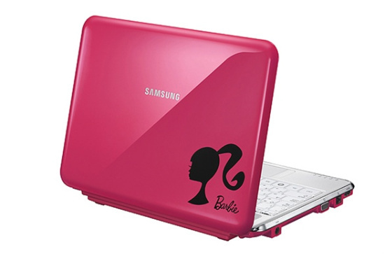 Barbie laptop X170 Special has a QWERTY keyboard.