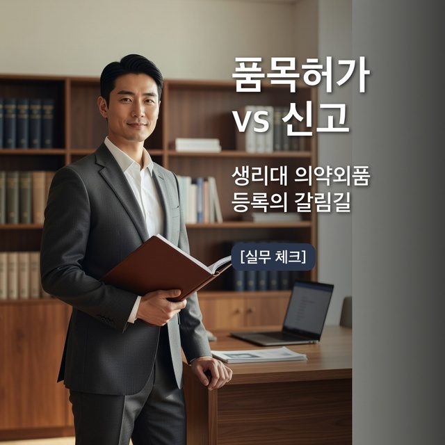 생리대 품목허가 품목신고 차이 실무 가이드 썸네일