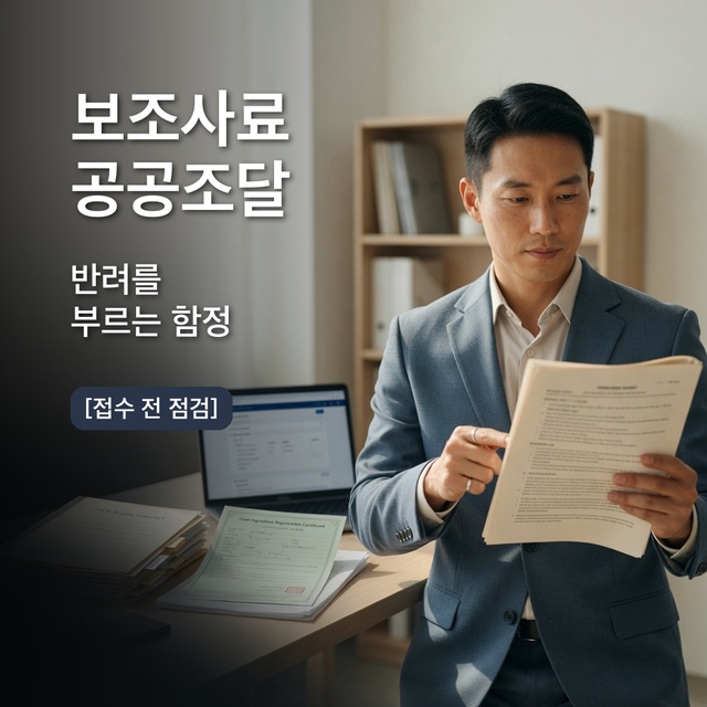 OEM 보조사료 공공조달 판매원 명의 조달 경로