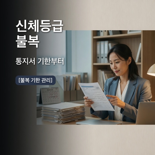 병역·보훈 신체등급 불복, 통지서 기한부터 잠급니다