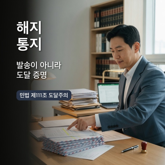 계약 해지 통지 반송, 도달 여부 판단