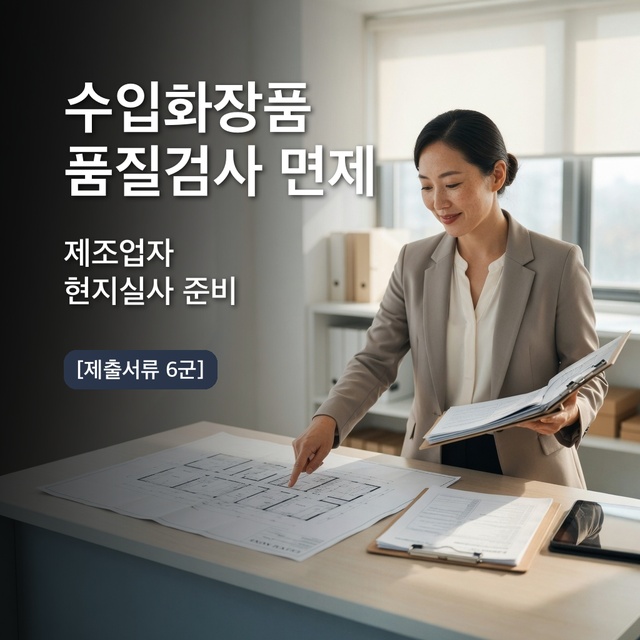 수입 화장품 품질검사 면제와 현지실사