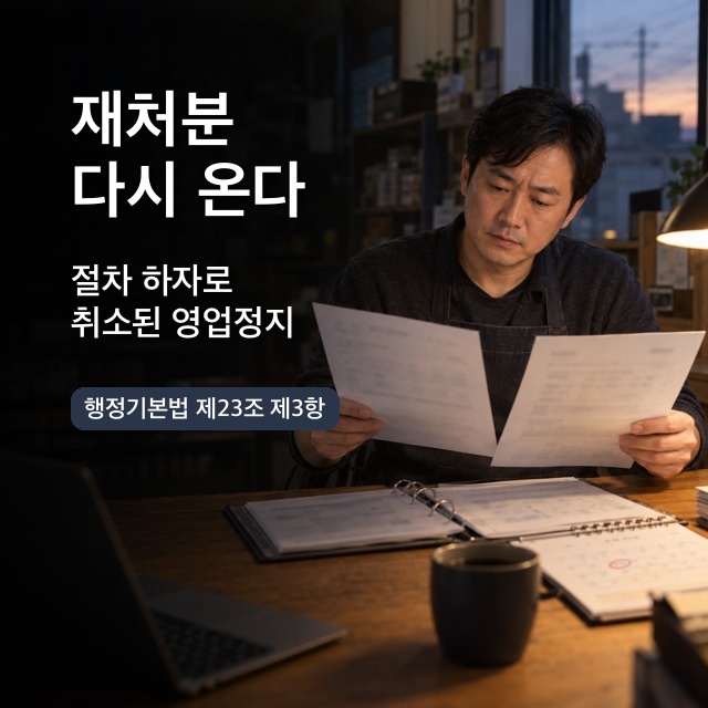 절차 하자로 취소된 행정처분의 재처분 가능 여부