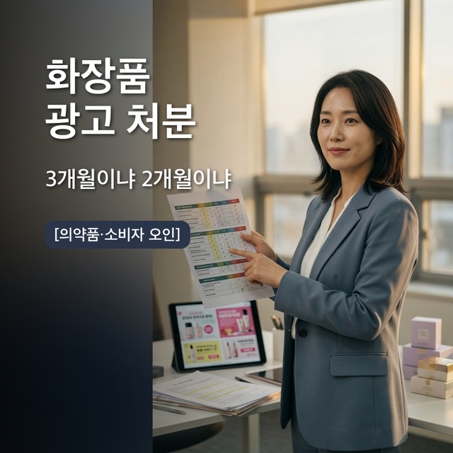 화장품 광고 성능 표현 실증자료와 소비자 오인 판정