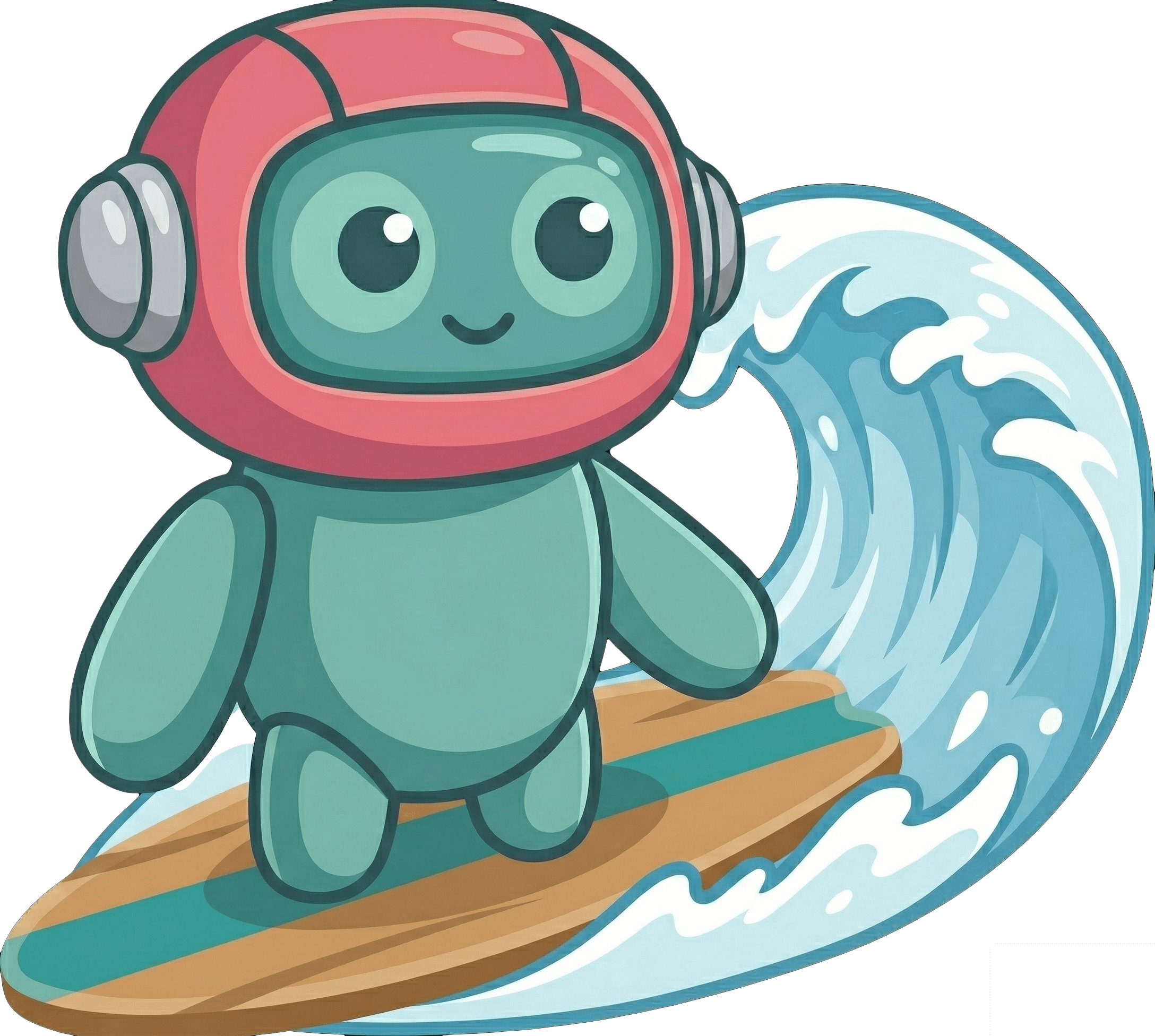 surf mascot