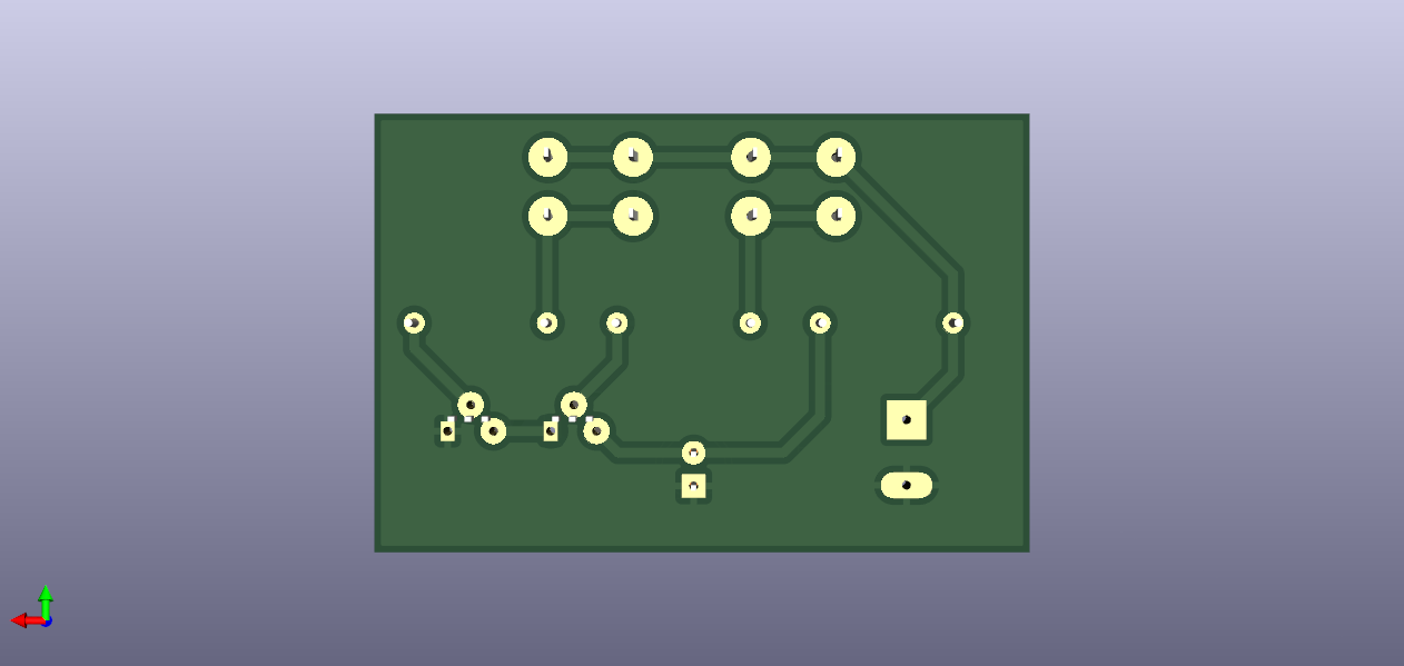 kicad pcb 3d back