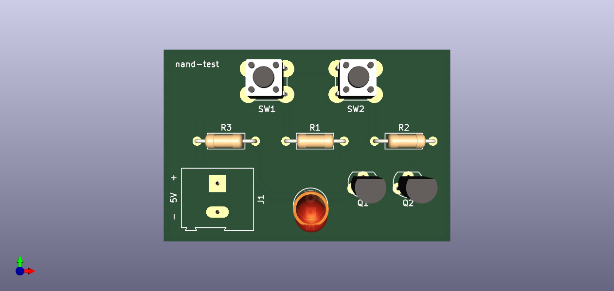 kicad pcb 3d front