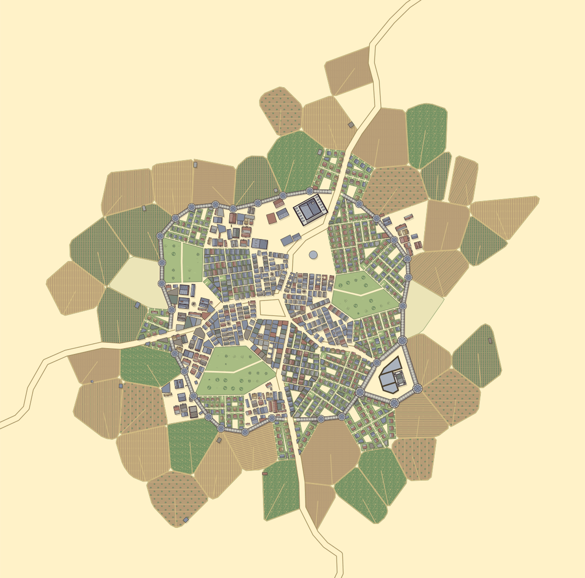 Thornwall: a generated walled city using the current city artwork
