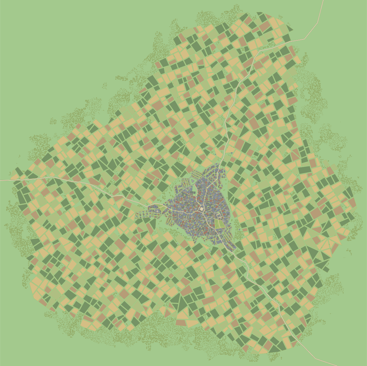 Thornwall: a generated walled city using the current city artwork