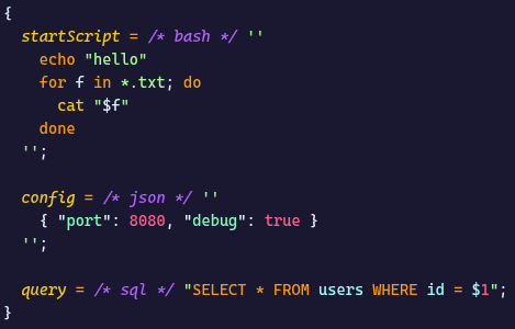 Highlighting Preview