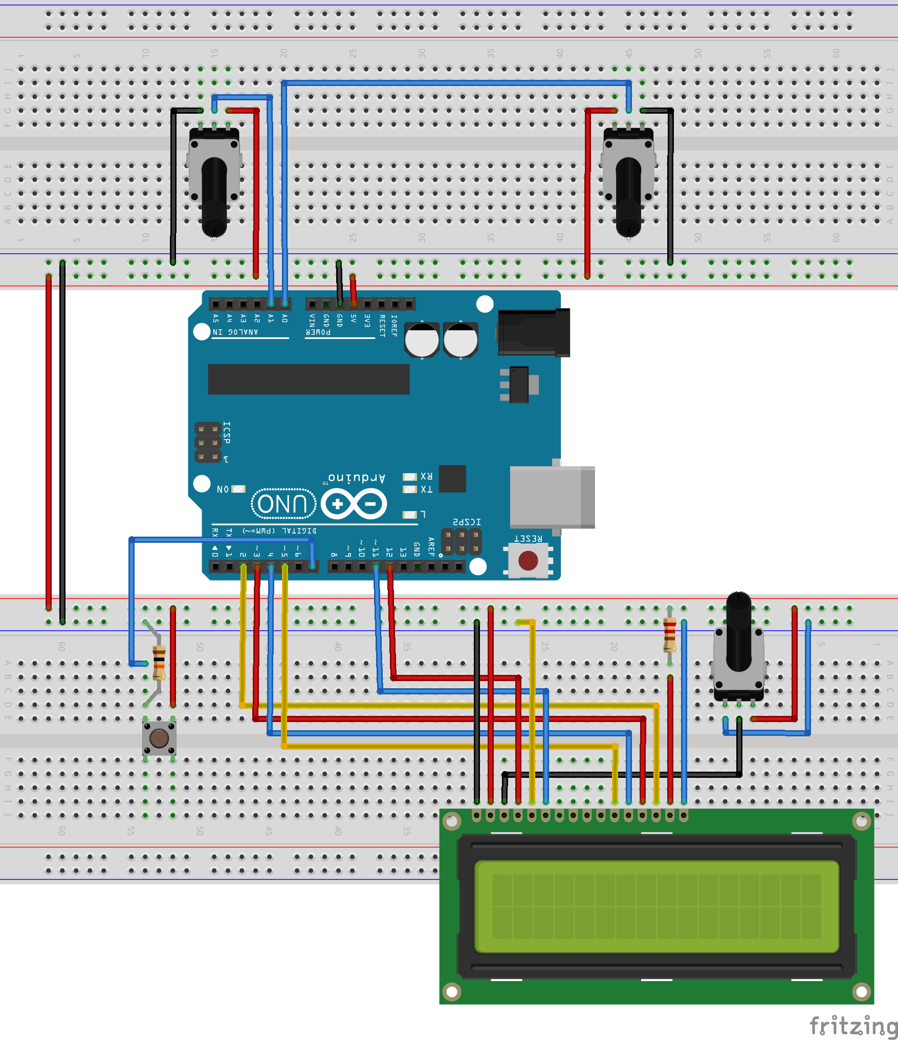 fritzing breadboard