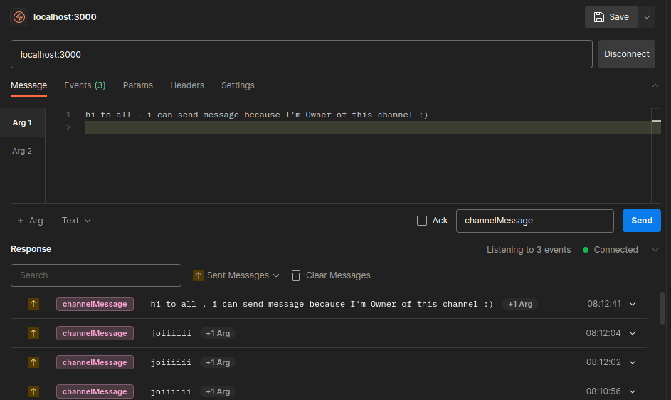 websocket typescript channel