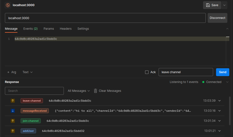 websocket typescript channel