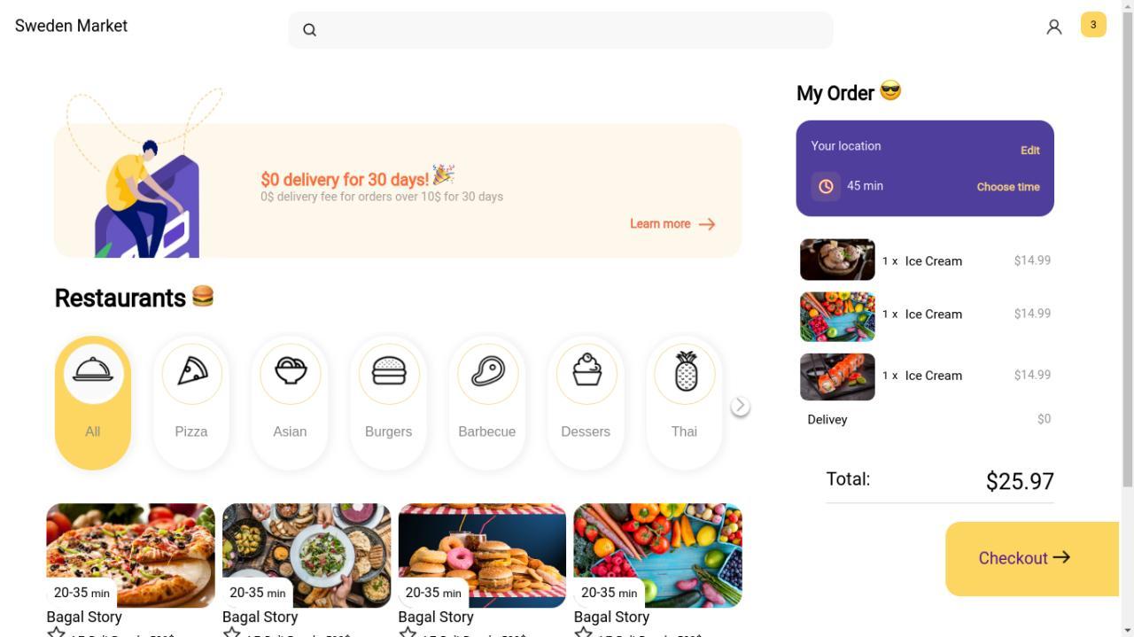 Demo Sweden Food Market