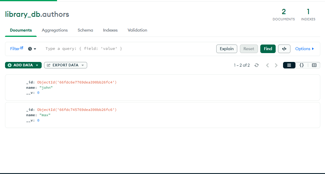 first nodejs graphql
