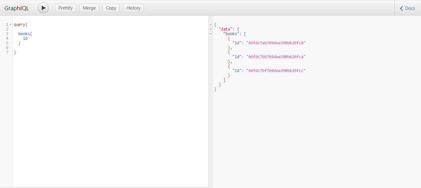 first nodejs graphql